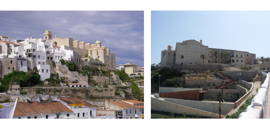 Collage of photos in Menorca